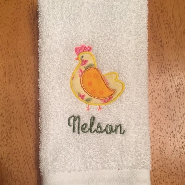 chicken applique image A