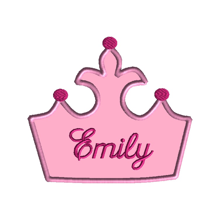 crown applique