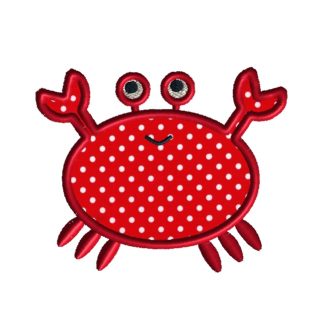 crab applique design