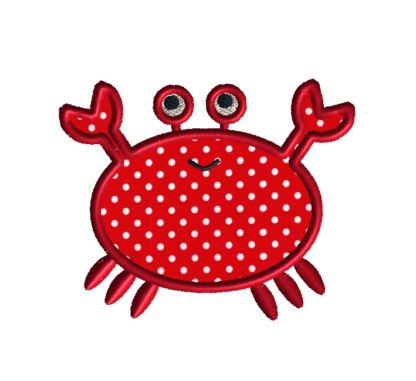 crab applique design