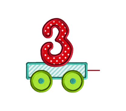 Numbers for Cupcake Train