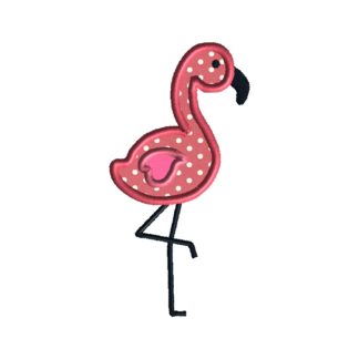Flamingo Applique Design