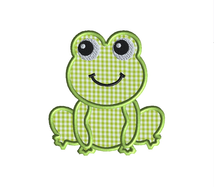 Machine Embroidery Design Frog Valentines Embroidery Pattern Toadally In Love Embroidery Design Frog Lovers Design Frog Couple Pattern