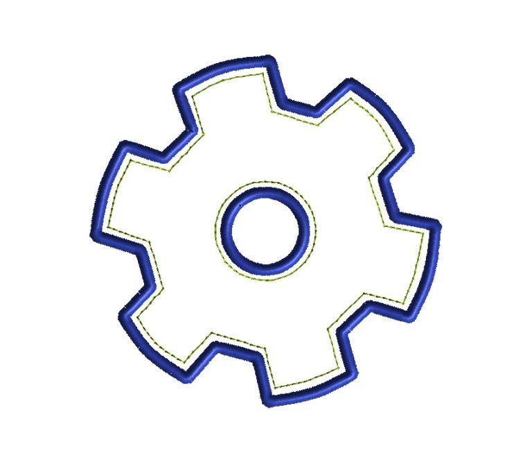 Gear Applique Design