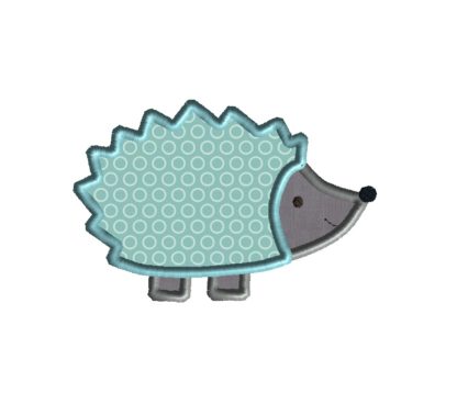 hedgehog applique design