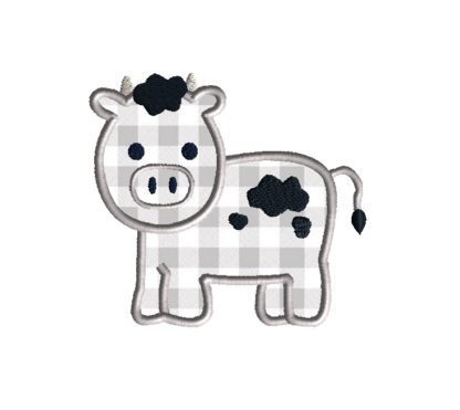 Cow Applique Design
