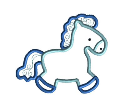 horse applique design