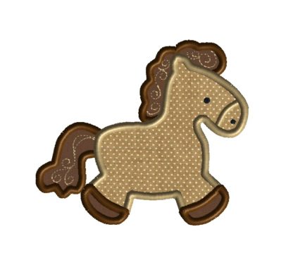 horse applique design