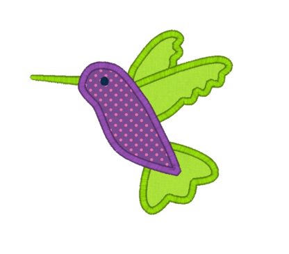 Humming Bird Applique