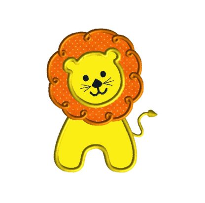 Lion Applique Design