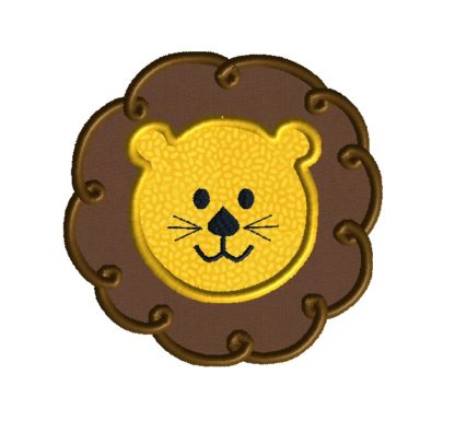 Lion Applique Design