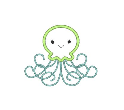 Octopus Applique Design