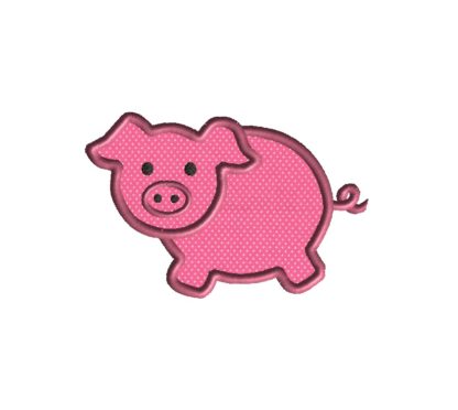 Pig Applique Design