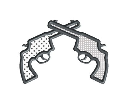 Pistols Applique Design