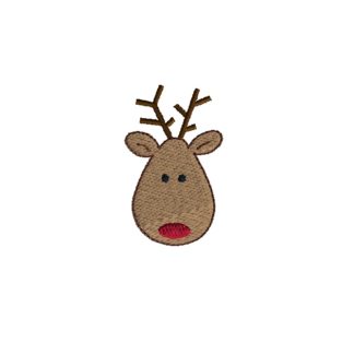 Mini Reindeer Embroidery Design