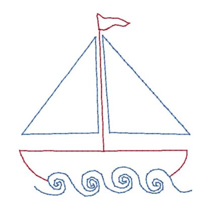 Sailboat Stitch Embroidery