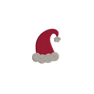 Mini Santa Hat Embroidery Design