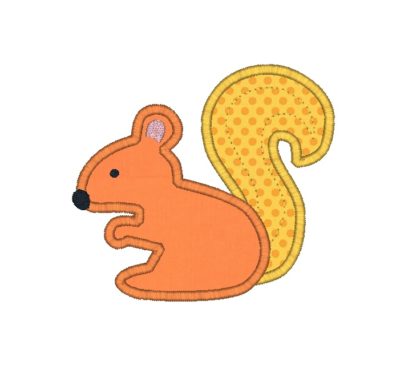 Squirrel Applique Design