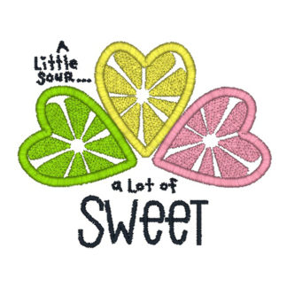Sweet N Sour Embroidery Design