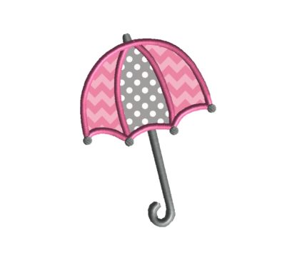 Umbrella Applique Design