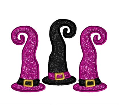 Funky Witch Hat Applique Design