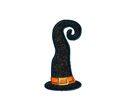 Funky Witch Hat Applique Design