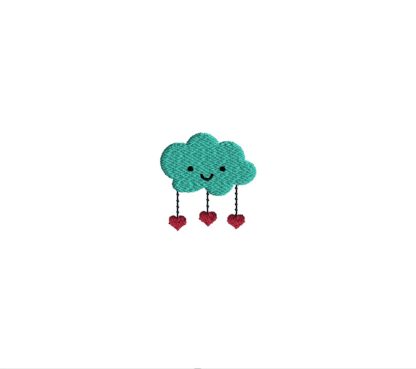 Mini Cloud Embroidery Design