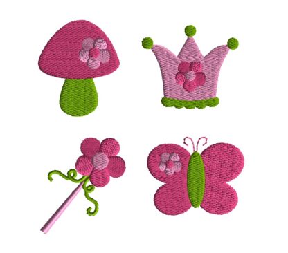 Mini Garden Fairy Embroidery Set-0