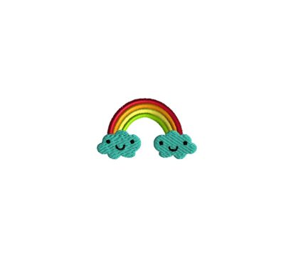 Mini Rainbow Embroidery Design