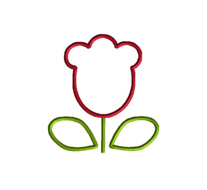 Tulip Embroidery Design