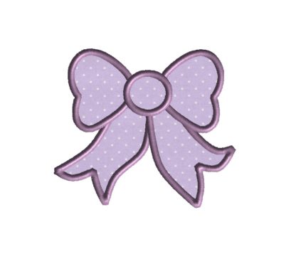 Pretty Bow Applique Design