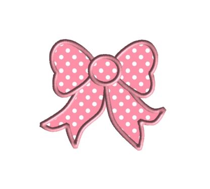 Pretty Bow Applique Design