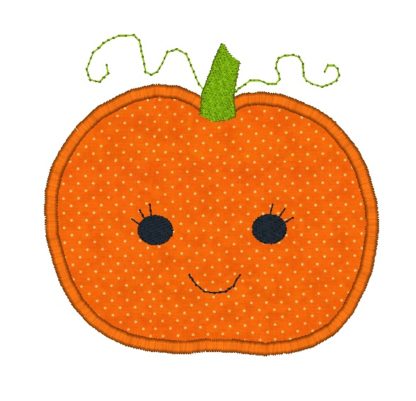 Pumpkin Applique Design II