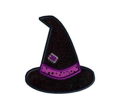 Witch Hat Applique Design