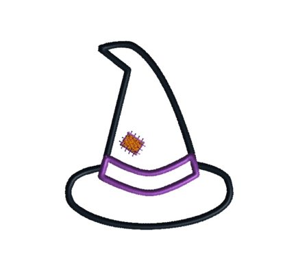 Witch Hat Applique Design