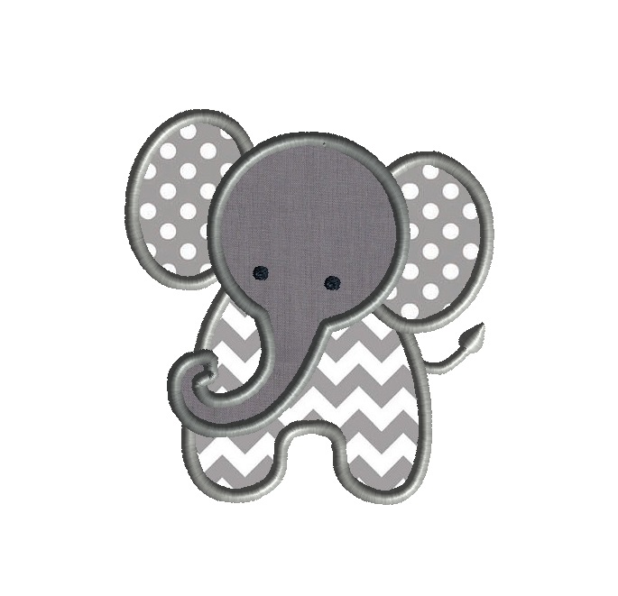 Little Elephant Applique,Simple Modern Small Church Stage Design