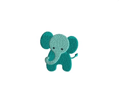 Mini Elephant Embroidery Design