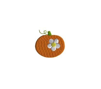 Mini Pumpkin Embroidery