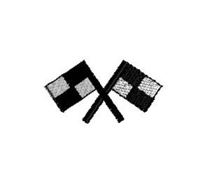 Mini checkered flags machine embroidery design Mini checkered flags machine embroidery design