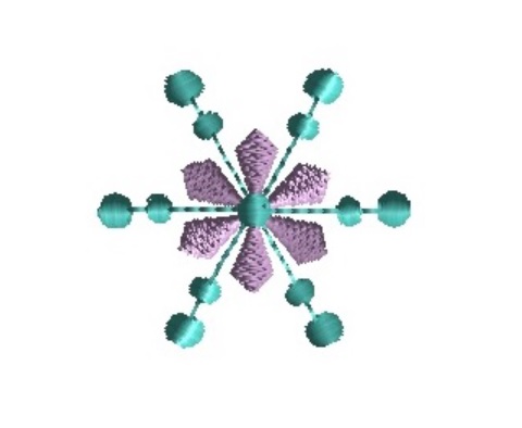 Mini Snowflake IV Machine Embroidery Design