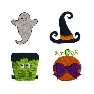 Mini Halloween Embroidery Set