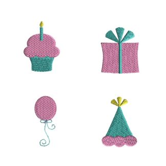Mini Birthday Embroidery Set