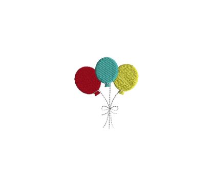 Mini Circus Balloons Embroidery Design