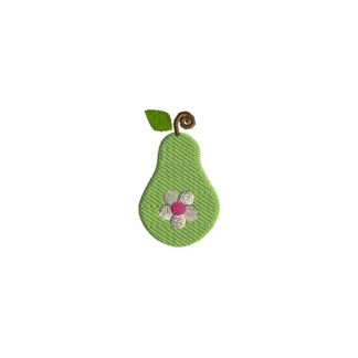 Mini Pear Embroidery Design