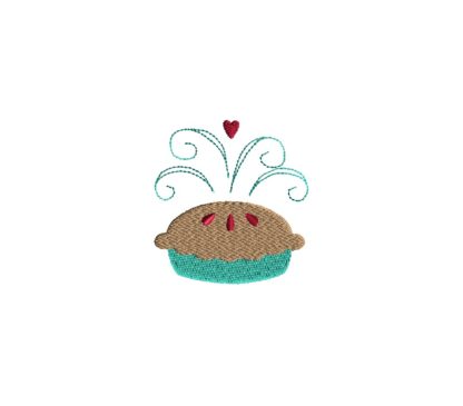 Mini Pie Embroidery Design