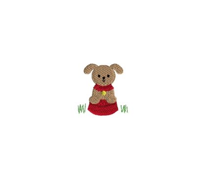 Mini Puppy Embroidery Design