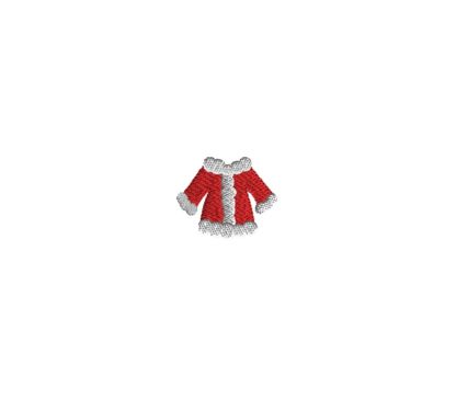 Mini Santa Coat Embroidery Design