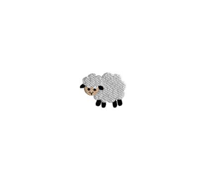 Mini Sheep Embroidery Design