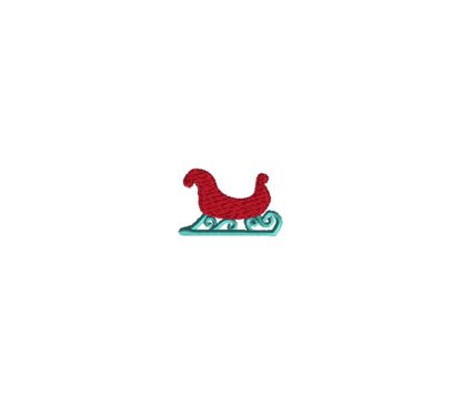 Mini Sleigh Embroidery Design