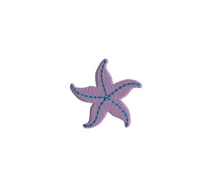 Mini Starfish Embroidery Design